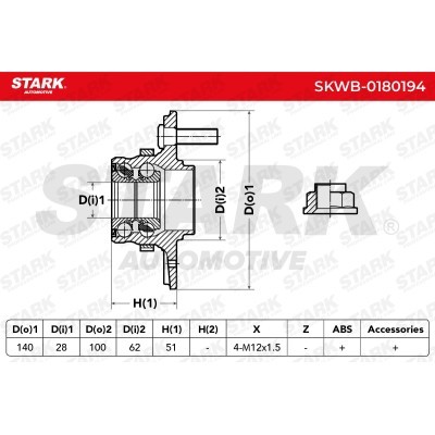 Radlager Stark SKWB-0180194 SKWB-0180194 - foto 3