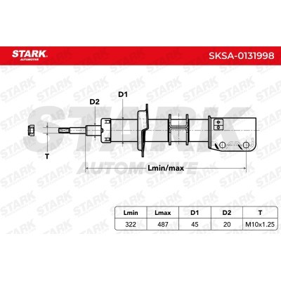 Stoßdämpfer Stark SKSA-0131998 SKSA-0131998 - foto 5