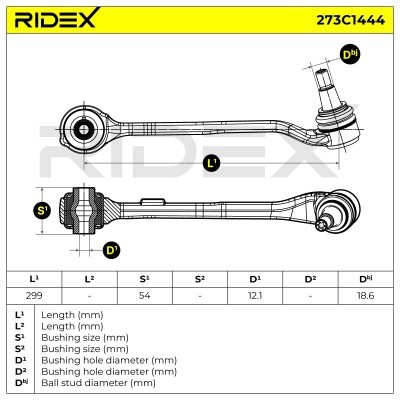 Querlenker RIDEX 273C1444 273C1444 - foto 6