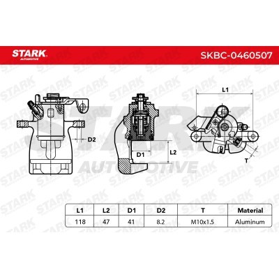 Bremssattel Stark SKBC-0460507 SKBC-0460507 - foto 7