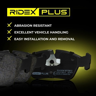 Bremsbeläge Satz RIDEX 402B0716P 402B0716P - foto 12