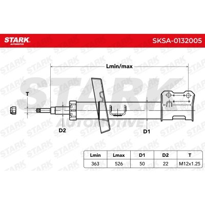 Stoßdämpfer Stark SKSA-0132005 SKSA-0132005 - foto 3