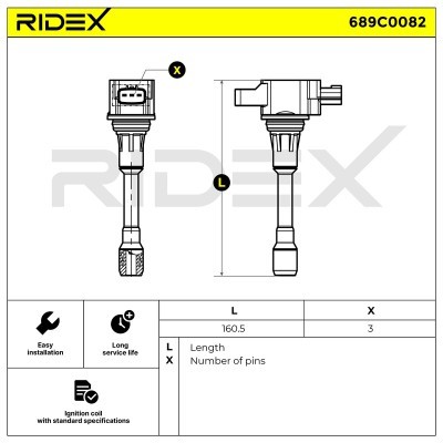 Zündspule RIDEX 689C0082 689C0082 - foto 4