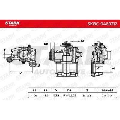 Bremssattel Stark SKBC-0460312 SKBC-0460312 - foto 5
