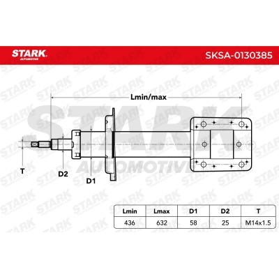 Stoßdämpfer Stark SKSA-0130385 SKSA-0130385 - foto 3