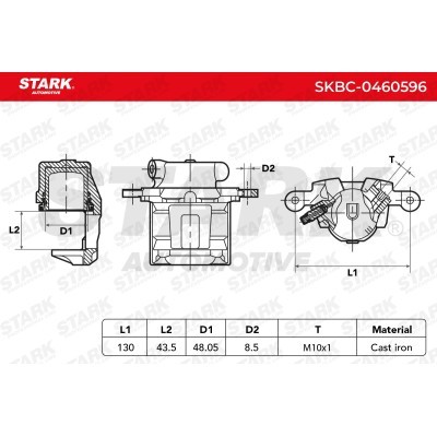 Bremssattel Stark SKBC-0460596 SKBC-0460596 - foto 6