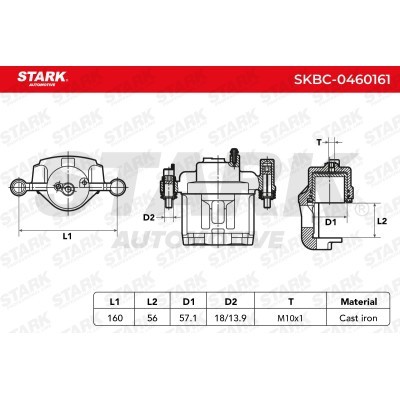 Bremssattel Stark SKBC-0460161 SKBC-0460161 - foto 3