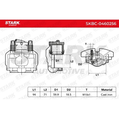 Bremssattel Stark SKBC-0460256 SKBC-0460256 - foto 5