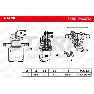 Bremssattel Stark SKBC-0460764 SKBC-0460764 - foto 5