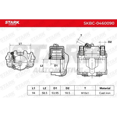 Bremssattel Stark SKBC-0460090 SKBC-0460090 - foto 4