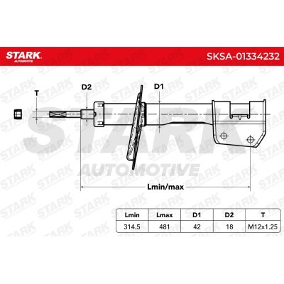 Stoßdämpfer Stark SKSA-01334232 SKSA-01334232 - foto 7