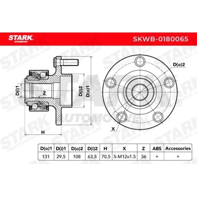 Radlager Stark SKWB-0180065 SKWB-0180065 - foto 5