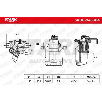 Bremssattel Stark SKBC-0460114 SKBC-0460114 - foto 3