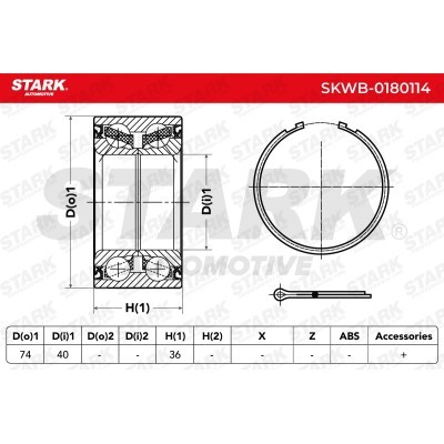 Radlager Stark SKWB-0180114 SKWB-0180114 - foto 3