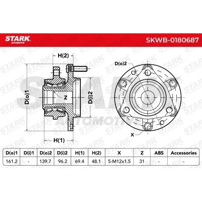 Radlager Stark SKWB-0180687 SKWB-0180687 - foto 4