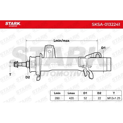 Stoßdämpfer Stark SKSA-0132241 SKSA-0132241 - foto 8