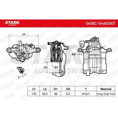 Bremssattel Stark SKBC-0460167 SKBC-0460167 - foto 4