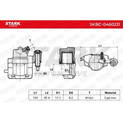 Bremssattel Stark SKBC-0460231 SKBC-0460231 - foto 6