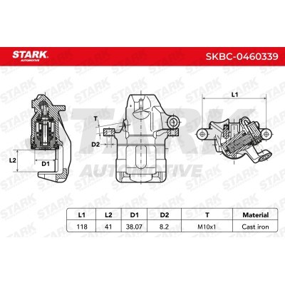 Bremssattel Stark SKBC-0460339 SKBC-0460339 - foto 4