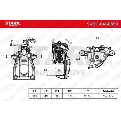 Bremssattel Stark SKBC-0460590 SKBC-0460590 - foto 7