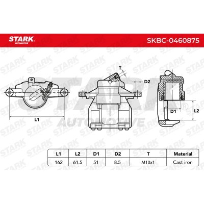 Bremssattel Stark SKBC-0460875 SKBC-0460875 - foto 6