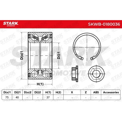Radlager Stark SKWB-0180036 SKWB-0180036 - foto 3