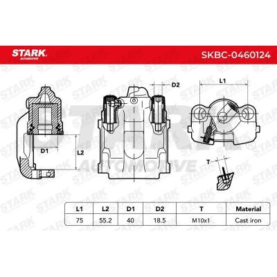 Bremssattel Stark SKBC-0460124 SKBC-0460124 - foto 7