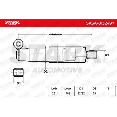 Stoßdämpfer Stark SKSA-0132497 SKSA-0132497 - foto 5