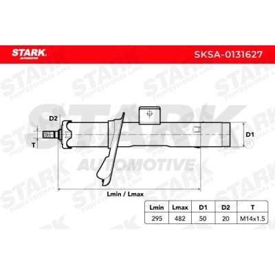 Stoßdämpfer Stark SKSA-0131627 SKSA-0131627 - foto 4