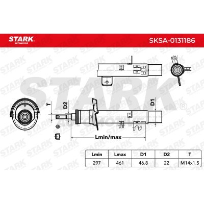 Stoßdämpfer Stark SKSA-0131186 SKSA-0131186 - foto 3