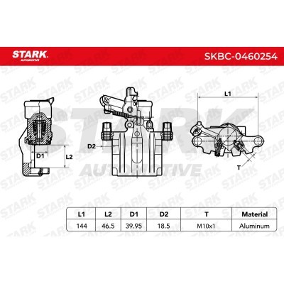 Bremssattel Stark SKBC-0460254 SKBC-0460254 - foto 5