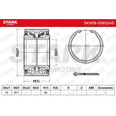 Radlager Stark SKWB-0180245 SKWB-0180245 - foto 3