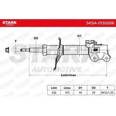 Stoßdämpfer Stark SKSA-0130206 SKSA-0130206 - foto 3