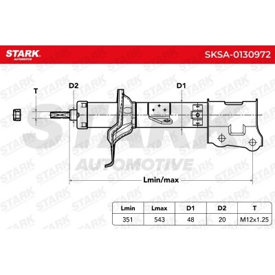 Stoßdämpfer Stark SKSA-0130972 SKSA-0130972 - foto 2