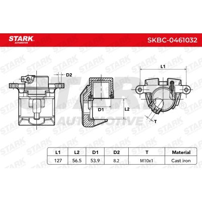 Bremssattel Stark SKBC-0461032 SKBC-0461032 - foto 6