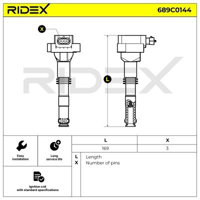Zündspule RIDEX 689C0144 689C0144 - foto 7