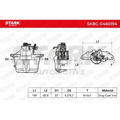 Bremssattel Stark SKBC-0460194 SKBC-0460194 - foto 6