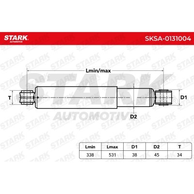 Stoßdämpfer Stark SKSA-0131004 SKSA-0131004 - foto 3