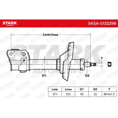 Stoßdämpfer Stark SKSA-0132298 SKSA-0132298 - foto 3
