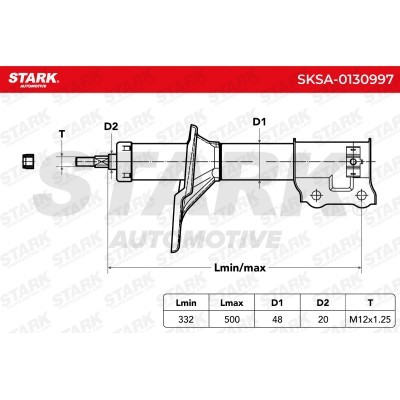 Stoßdämpfer Stark SKSA-0130997 SKSA-0130997 - foto 3