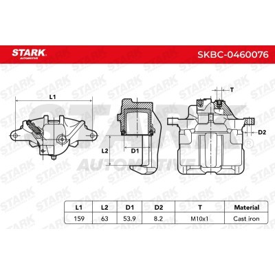Bremssattel Stark SKBC-0460076 SKBC-0460076 - foto 3