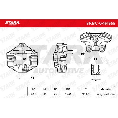 Bremssattel Stark SKBC-0461355 SKBC-0461355 - foto 6