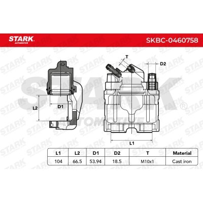 Bremssattel Stark SKBC-0460758 SKBC-0460758 - foto 6
