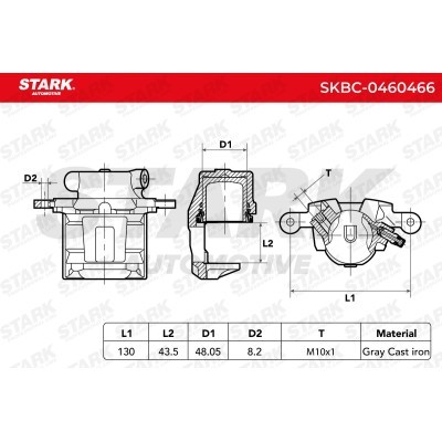 Bremssattel Stark SKBC-0460466 SKBC-0460466 - foto 6
