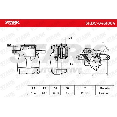 Bremssattel Stark SKBC-0461084 SKBC-0461084 - foto 6