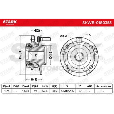 Radlager Stark SKWB-0180355 SKWB-0180355 - foto 6