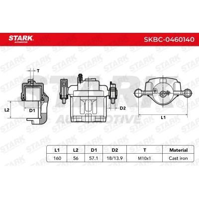 Bremssattel Stark SKBC-0460140 SKBC-0460140 - foto 5
