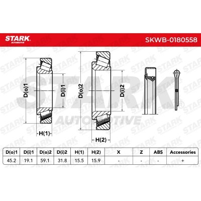 Radlager Stark SKWB-0180558 SKWB-0180558 - foto 5