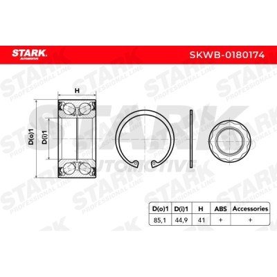 Radlager Stark SKWB-0180174 SKWB-0180174 - foto 3