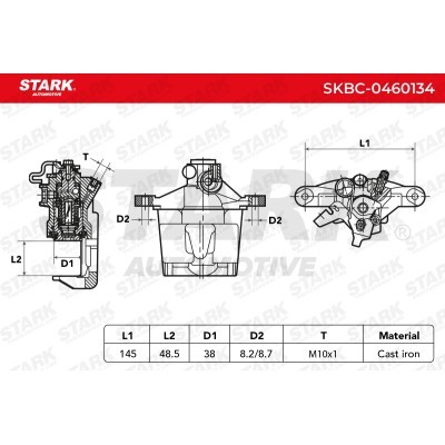 Bremssattel Stark SKBC-0460134 SKBC-0460134 - foto 5